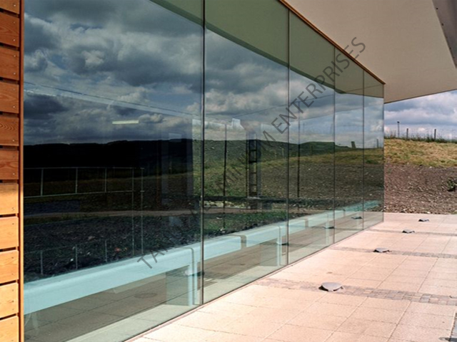 Glass partition 